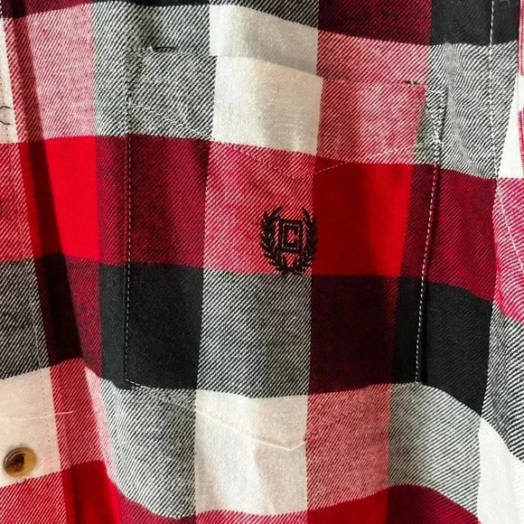 NWOT mens Chaps buffalo check soft light flannel XL hiking fishing holiday fall - Picture 3 of 5